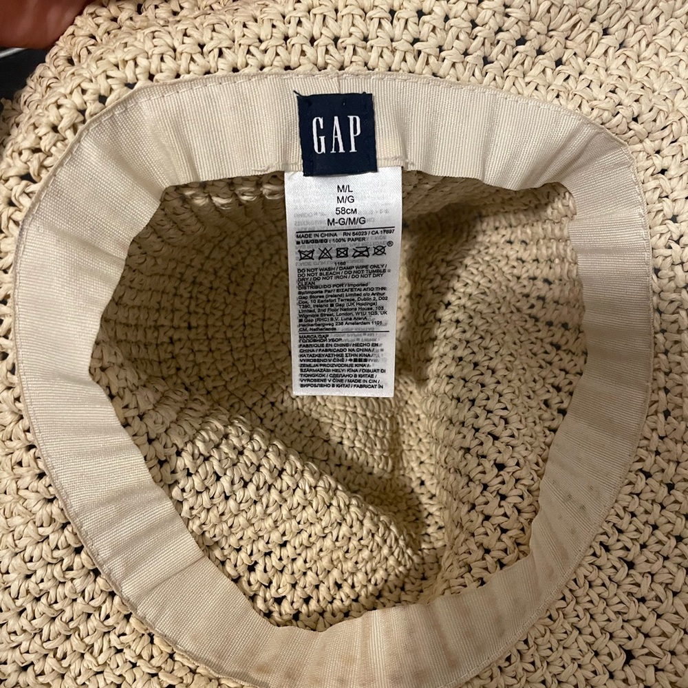 Gap raffia bucket hat - Picture 2 of 2